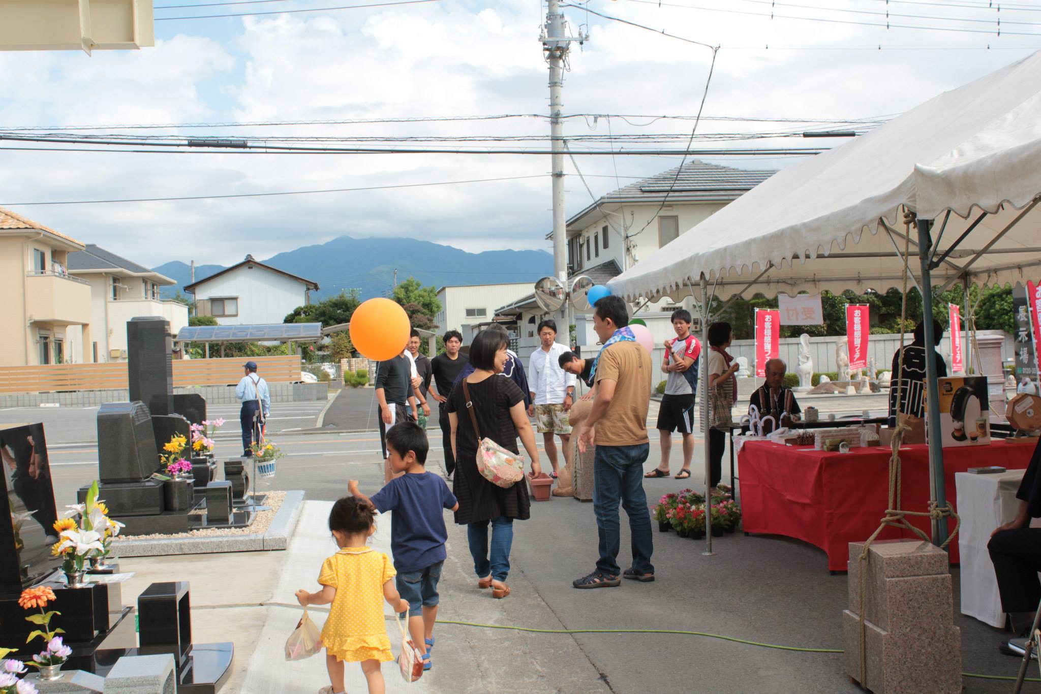 小野石材店　秋のお客様感謝フェア　2014年9月5日(金)～9月7日(日)　大盛況のうちに終了しました。