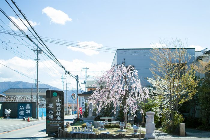 桜咲く小野石材店　営業本部