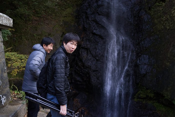 七面山　羽衣白糸の滝