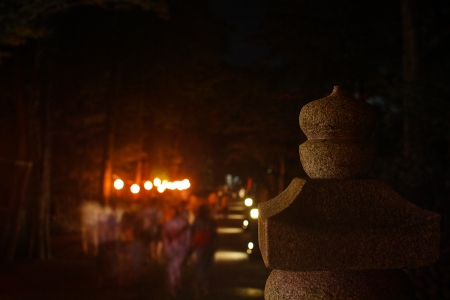 法多山尊永寺　万灯祭　［山梨 小野石材店］